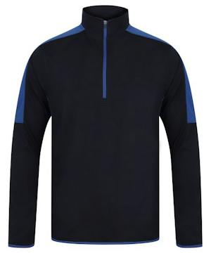 Finden Hales 1/4 Zip Mid-Layerwith Contrast Panelling